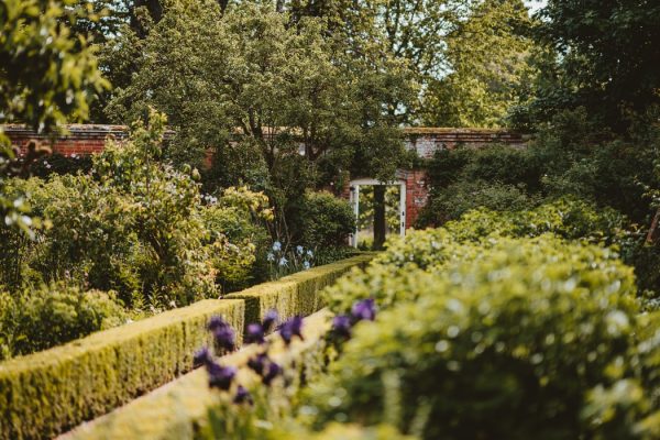 イギリスの田舎にある庭園